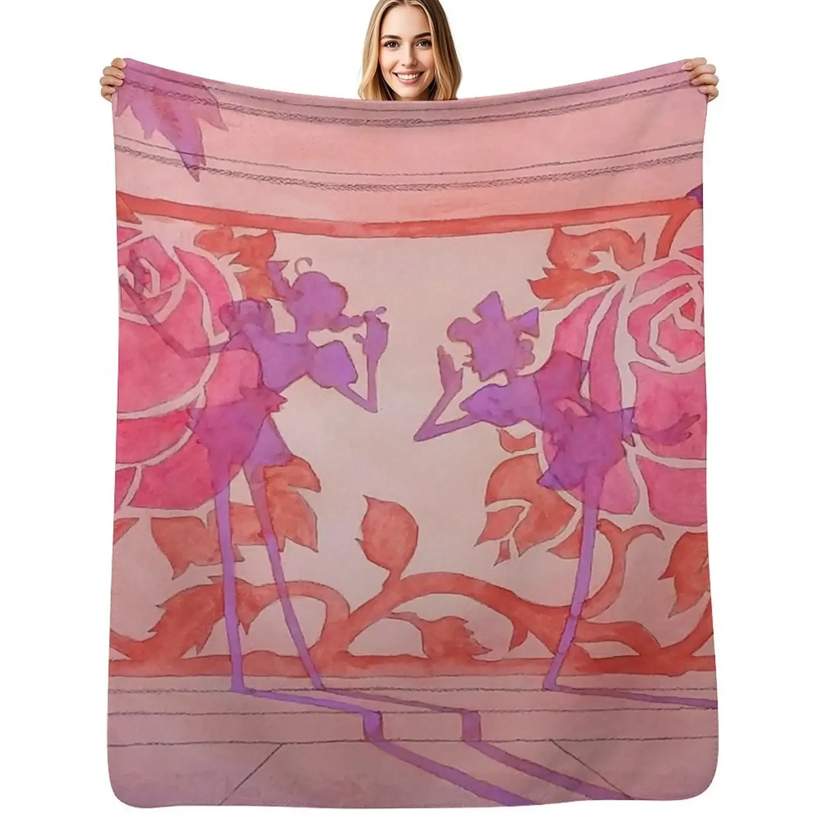 

Utena Shadow Girls Throw Blanket Decorative Throw wednesday Nap christmas decoration Blanket