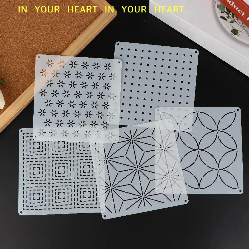 Szablon do geometrycznego patc – Embroidery Tools recenzja i cena