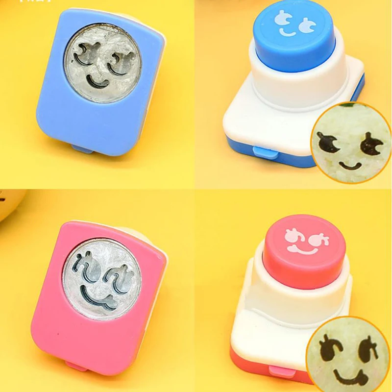 Cartoon Rice Ball Molds DIY Smiling Face  Bento Tools