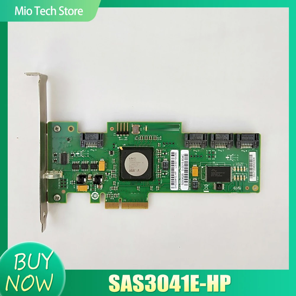 For LSI SAS3041E-HP 4-port SAS array card PCI-E 4X supporting SAS B1 B3 chip