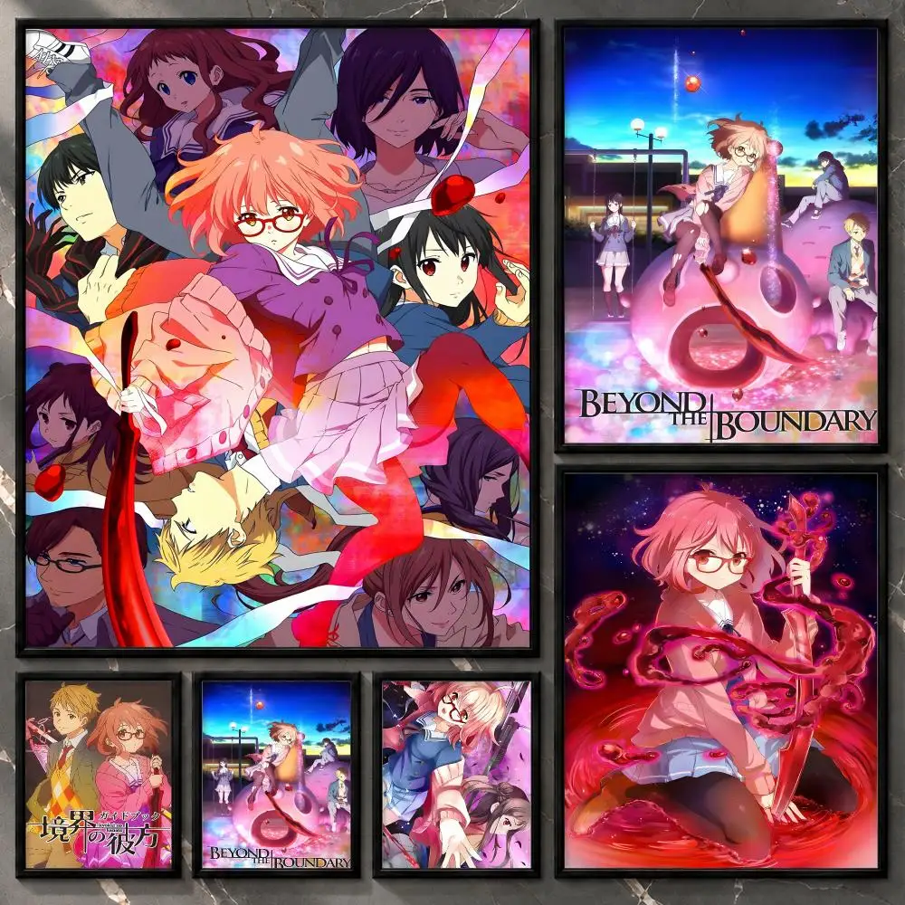 Beyond The Boundary Supernatural Fantasy Love Anime Show Art Poster Aesthetic Unframed Wall Prints for Bedroom & Living Room