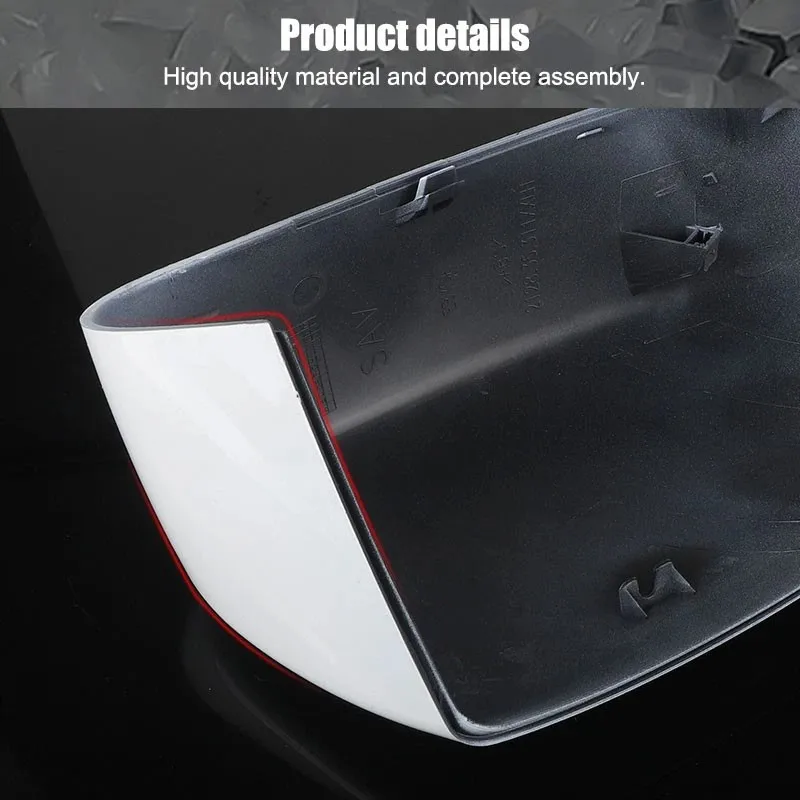 Car Side Rear View Door Wing Mirror Cap Cover White Exterior For Ford S-MAX Galaxy C-Max KUGA Escape 2006 2007 2008 2009-2015 view 5