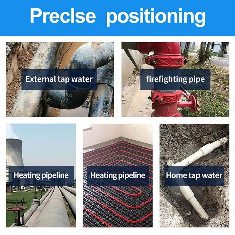 Akoestische waterlekdetectie L5000 Loodgieterswerktuigen voor ondergronds en in de muur Pijpwaterlekdetector