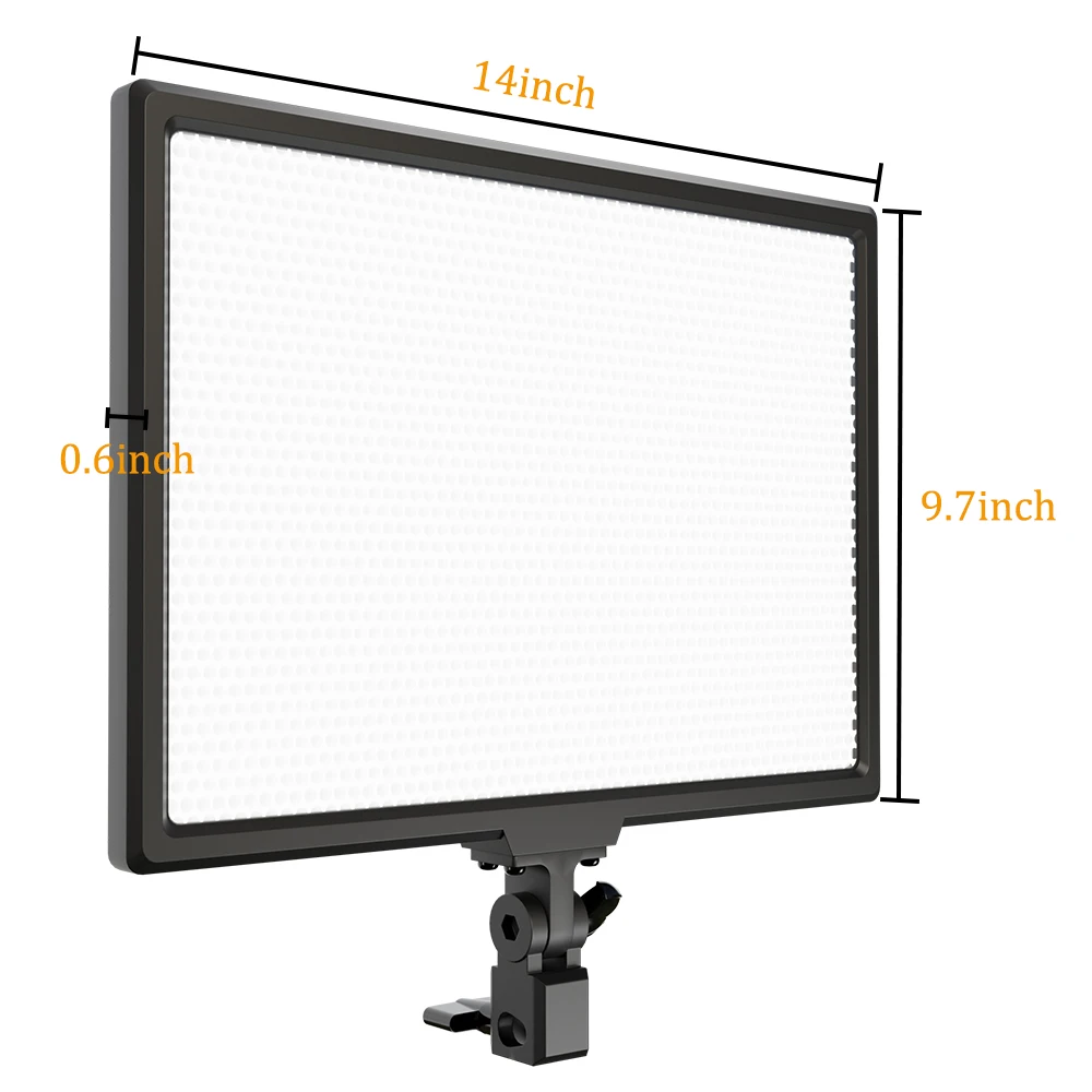 14\'\' LED Video Light Photography Selfie Dimmable Panel Lighting Photo Studio Live Stream Fill Lamp Three Color With Tripod Stand