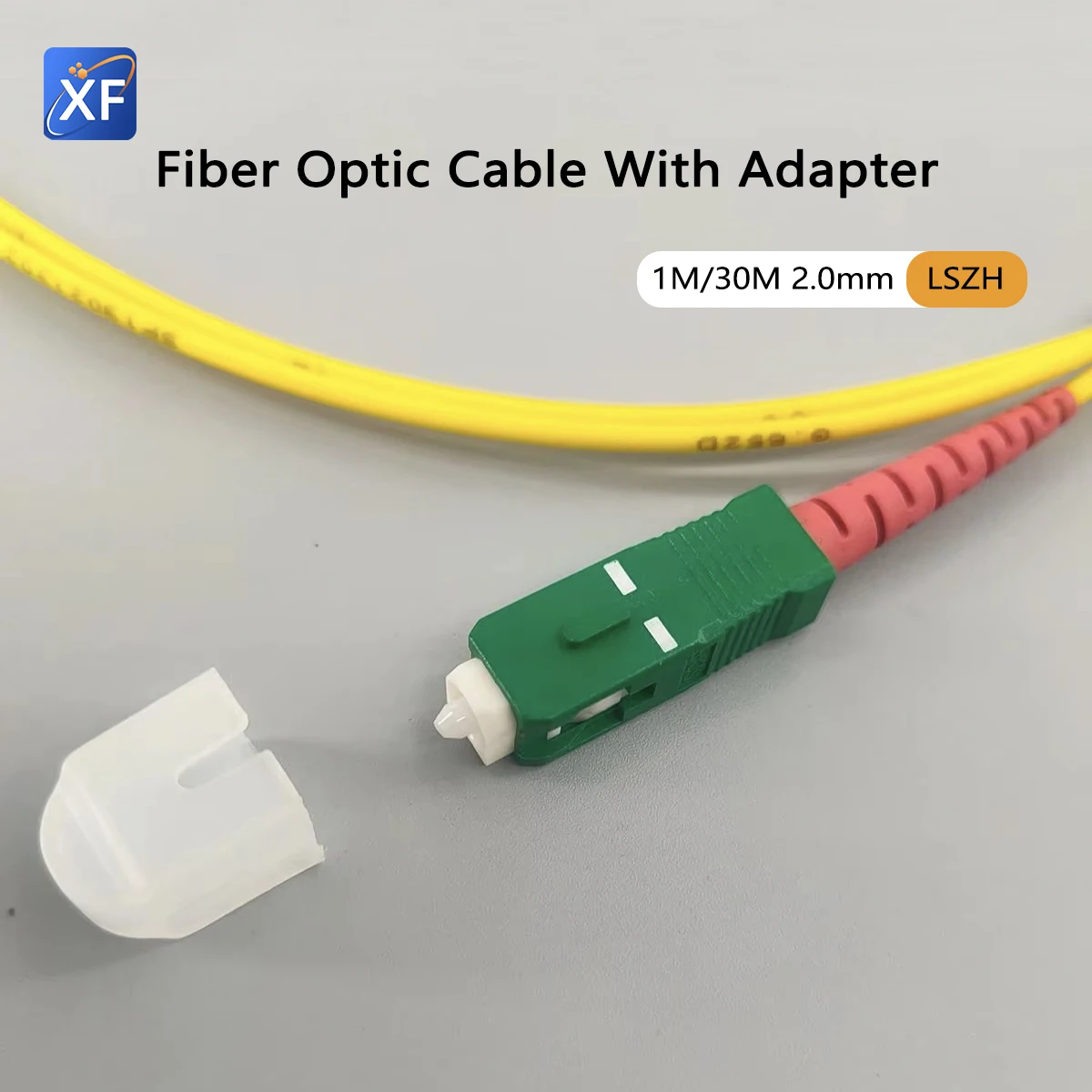Cable Fibra Optica 1M-30M SC/APC To SC/APC 2.0mm LSZH Indoor Extension Cable Simplex Convert Patch Cord Fiber Optic Cable