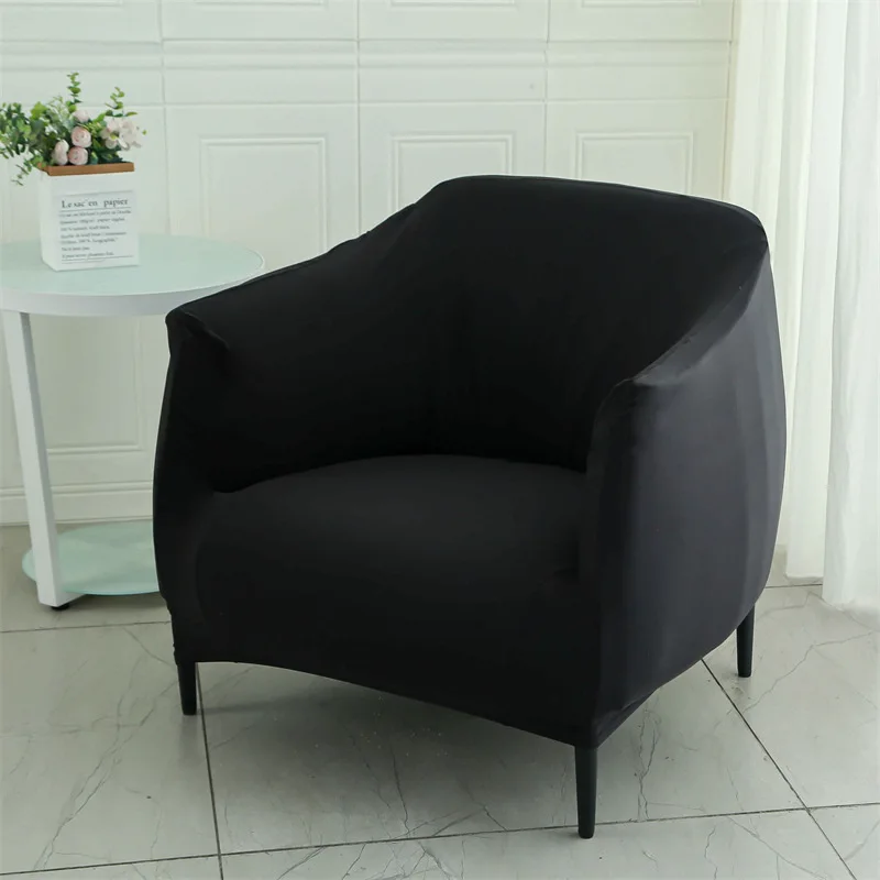 Stretch Club Chair Cover Spandex All-inclusive Internet Cafe Bar Tub Chair Cover Living Room Armchair Cover Furniture Protector