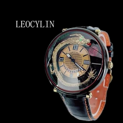 LEOCYLIN Fashion Automatic mechanical watch China Loong for men sapphire personality High quality luxury Business Wristwatches