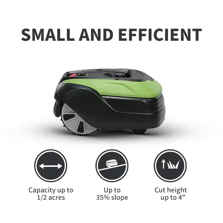 ELUEYES Garden Cordless Automatic Gps Robotic Lawn Mower Battery Electric Remote Control Robot Lawn Mowers For Grass Cutting