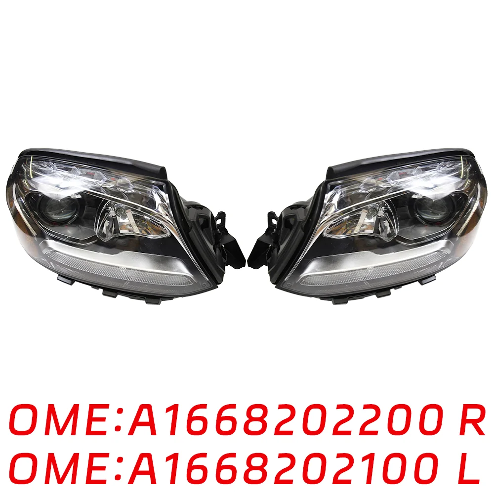 

Suitable for Mercedes Benz GLS320 GLS350 GLS400 GLS450 Headlamps A1668202100 A1668202200