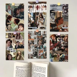 10PCS Movie Poster Collage Card Postcard Stickers Harajuku Retro Fashion DIY Photography Dot Background Wall Decorative