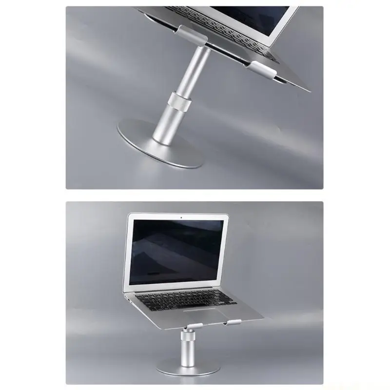 

Aluminum Alloy Tablets Stand With Adjustable Height Foldable 360 Degree Rotations