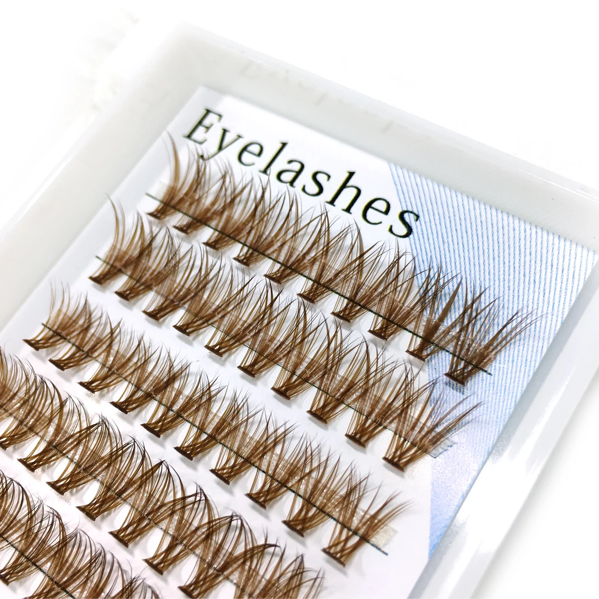 Colour Lash Eyelash Extension Red Brown Blue Purple Colored Eyelash Extension Individual Color Faux Mink Eyelashes Makeup Tools