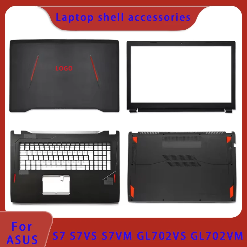 

Brand new for ASUS ROG GL702 GL702VS GL702VM laptop top back case LCD back cover front border palm rest bottom case ABCD Cover