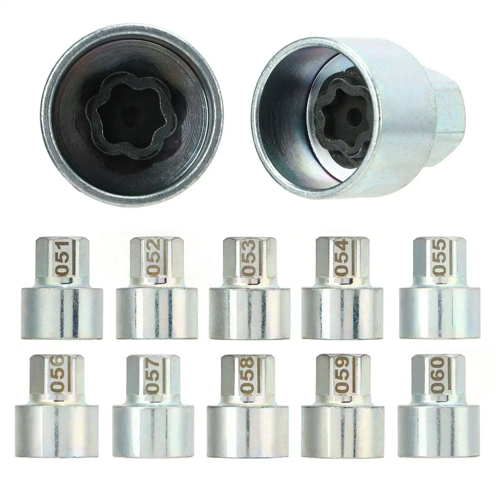 Wheel Lock Key Wheel Lock Lug Nut Wheel Lock Key Anti Theft Lugnut Socket Replace for BMW 1 3 5 6 7Series X1 X2 X3 X4 X5 X6 Z4