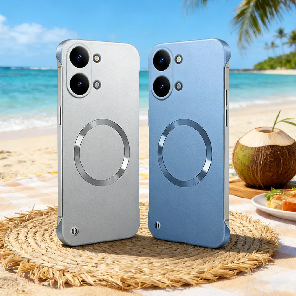 Slim Bezels with Magnetic Case for Poco X8 Pro Max POCO F8 Ultra F7 Pro X7 F6 Pro F5 For Magsafe Thin Camera Protect Cover