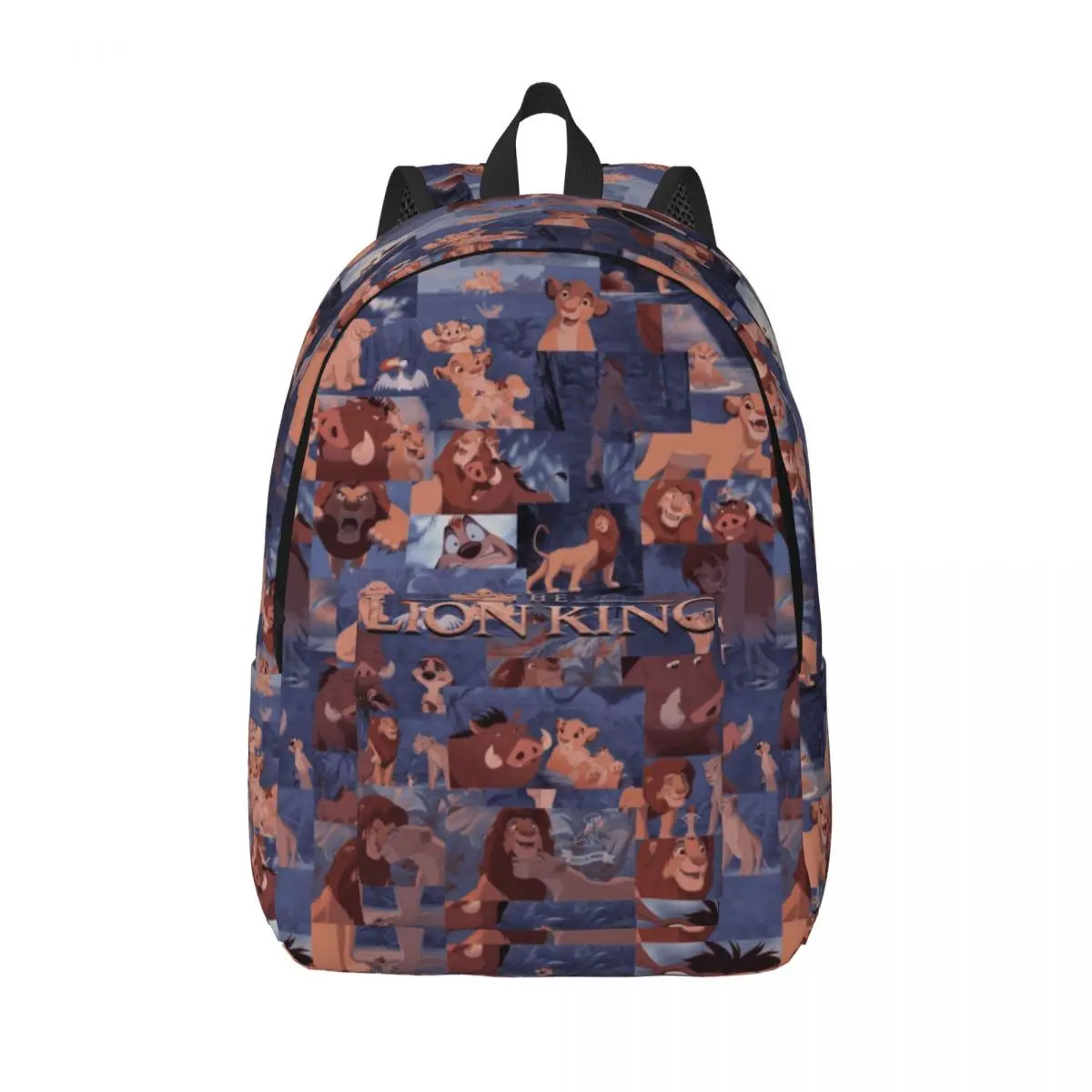 

Холщовые рюкзаки с 3D-принтом короля льва для мальчиков и девочек, школьные дорожные сумки для колледжа, мужские и женские сумки для книг для 15-дюймового ноутбука