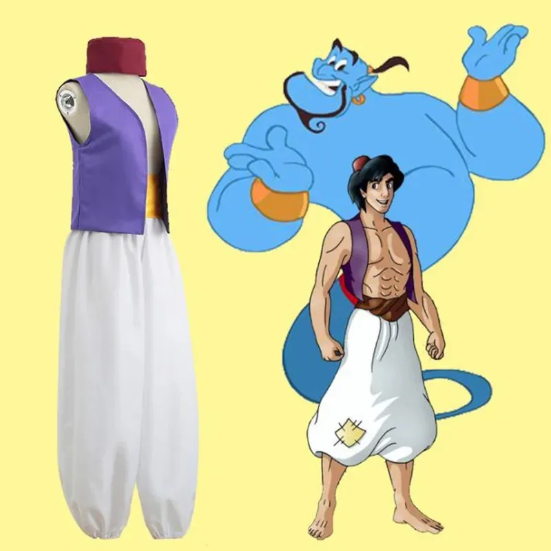 

♥ New 2026 Full Cosplay Costume of Aladdin's One Thousand and One Nights Mythical Fantasy Prince for ★ Bear House