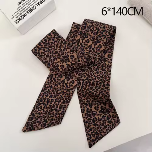 Women Narrow Long Scarf 150x4cm Polka Dot Tie Bag Ribbon Headband Choker Streamer Lady Accessories - Image 17