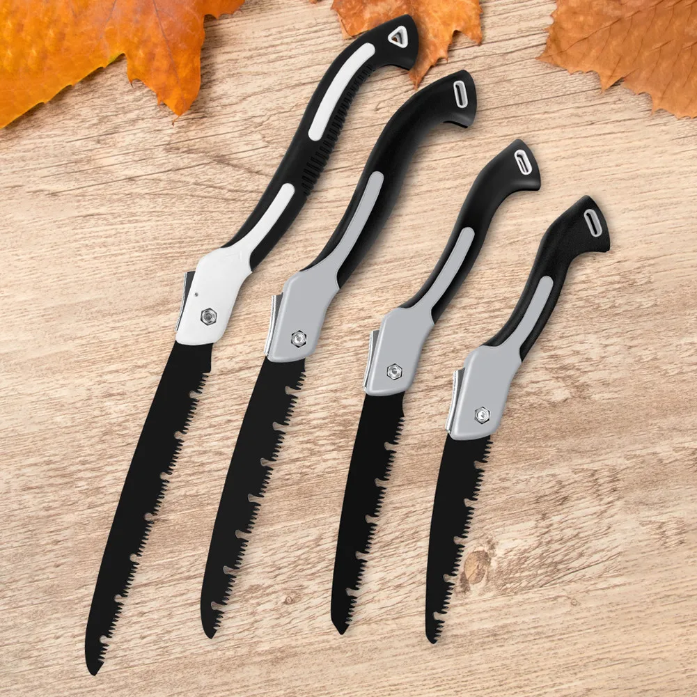 Folding Hand Saw for Wood Branches, Cutting, Tree Trimming, Camping, Backpacking, Hiking, Ergonomic, No-Slip Handle