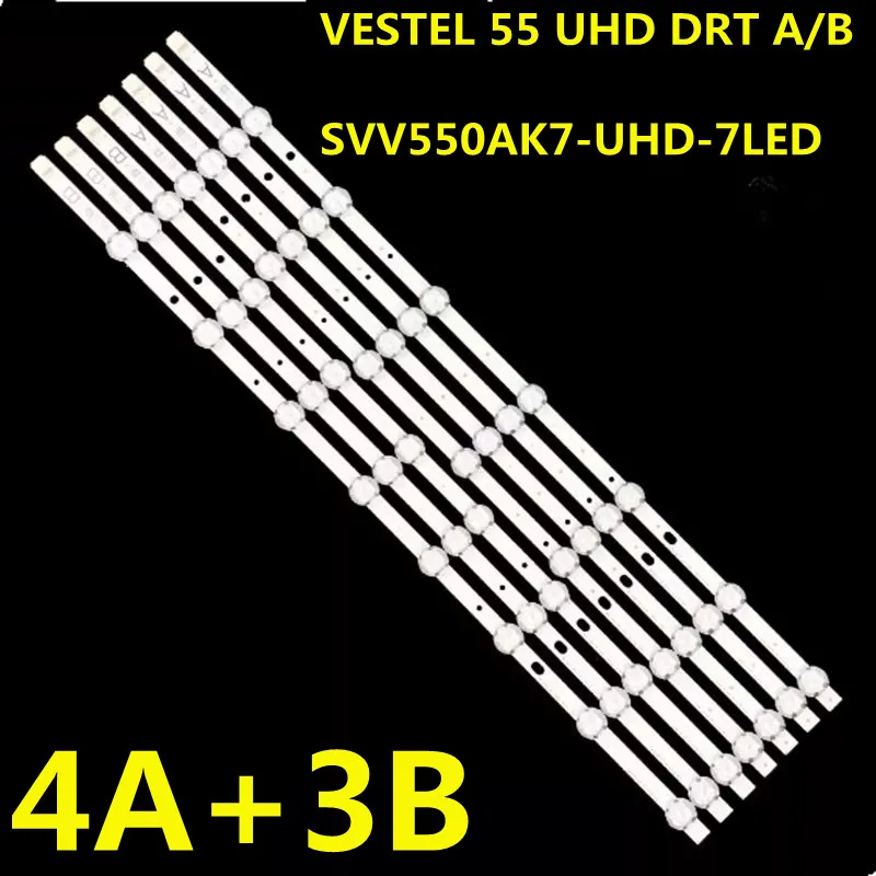 

Светодиодная лента подсветки VESTEL 55"UHD DRT A/B-TYPE 17DLB55NER1 для 55U5766DB 55U6663DB 55U6763DB A55U6863DB LT-55C870 LT-55C860(A)