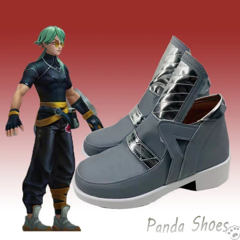 LOL The Prodigal Explorer Ezreal Cosplay Shoes Game League of Legends Cosplay Costume Prop Shoes for Halloween