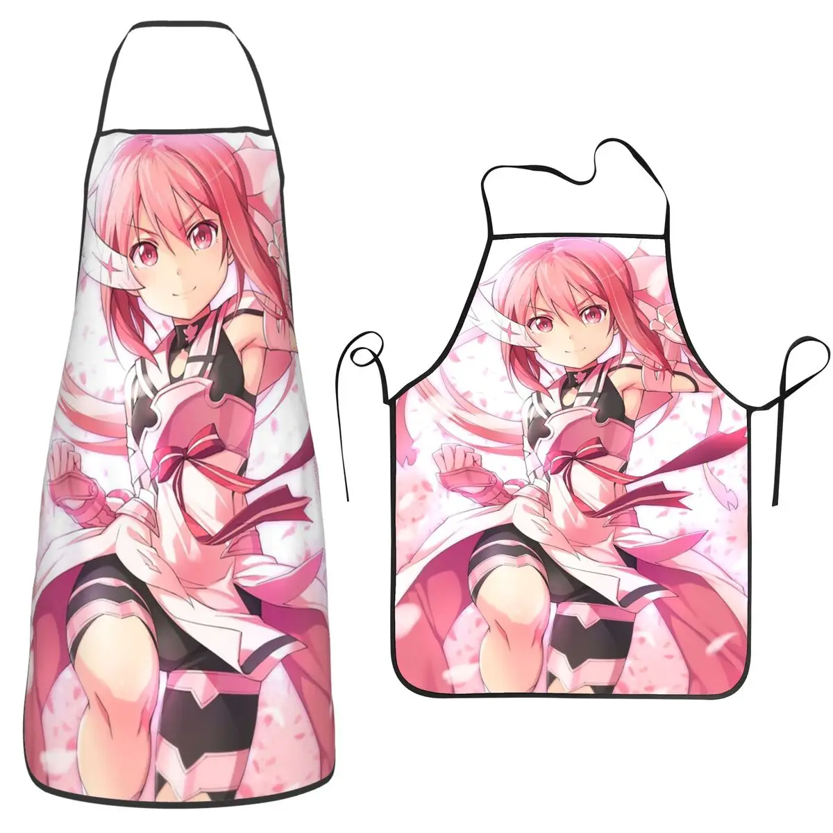 

Yuki Yuna Is A Hero Anime Aprons Chef Cooking Tablier Sleeveless Bib Kitchen Cleaning Pinafore for Women Men Gardening