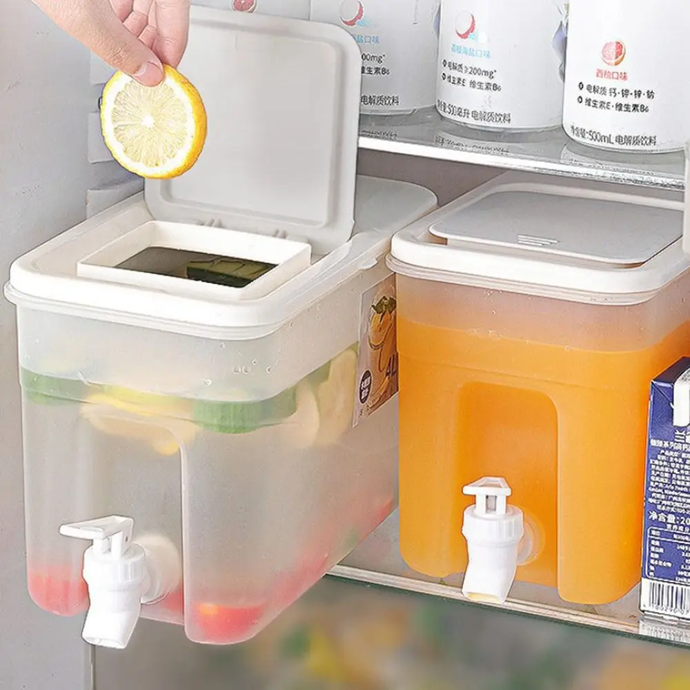 Bottle Kitchen Cool Water Bucket Heat Resistant Pitcher Juice Water Jug Drinkware Container Lemon Juice Jugs Cold Kettle