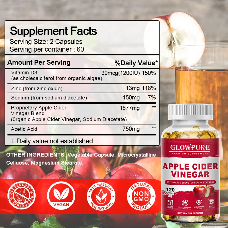 Apple Cider Vinegar Capsules D - Apple Cider Vinegar Pill ulasan dan harga