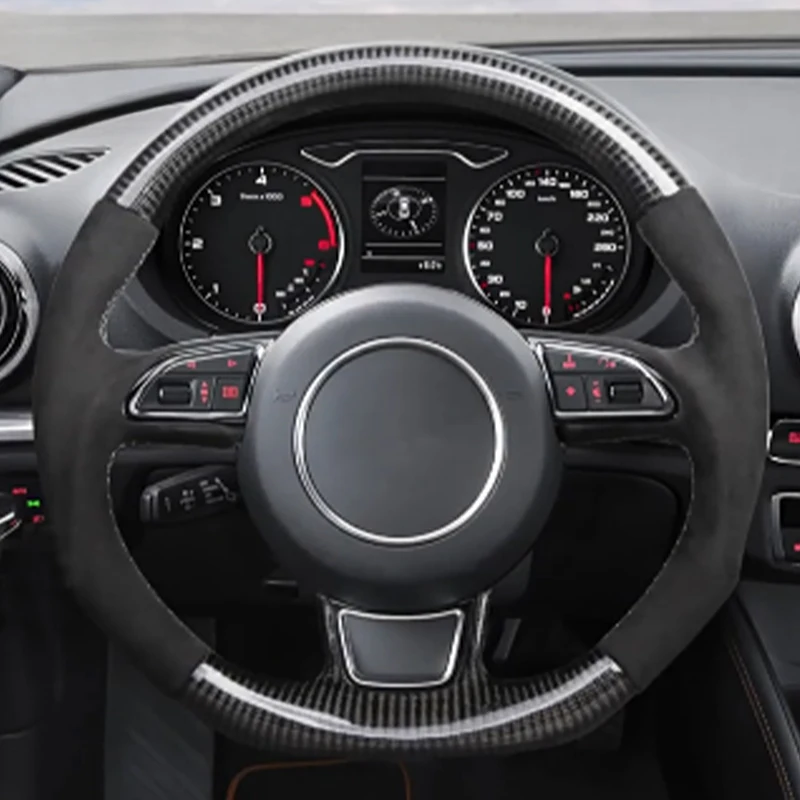 

Best SellingLuxury Carbon Fiber Car Steering Wheel A7 A5 A6Carbon Steering WheelHigh Quality
