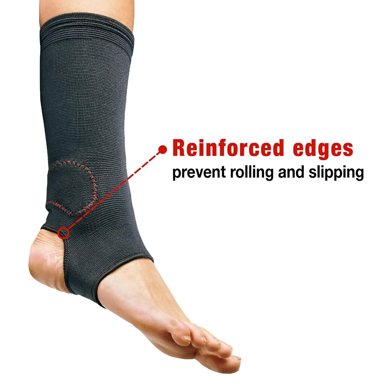 Enhanced Shielding Top-Quality Reliable Premium Small/Medium Black Compression Ankle Support Brace for Ultimate Comfort, Healing