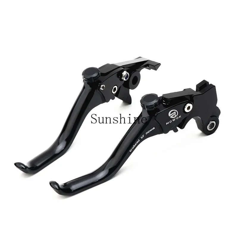 Applicable to Saki Z900 NINJA650Z650 ZX4R ZX4RR short two-finger competitive brake handle horn