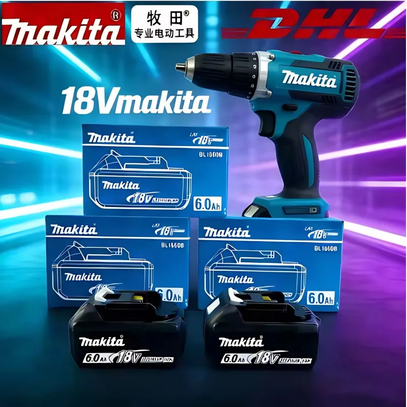 

Makita BL18650 18V 6Ah 5Ah 3Ah 2Ah Battery Power Tools Li-ion Replacement LXT BL1850 BL1840 for 18V Screwdriver with BMS TPCE