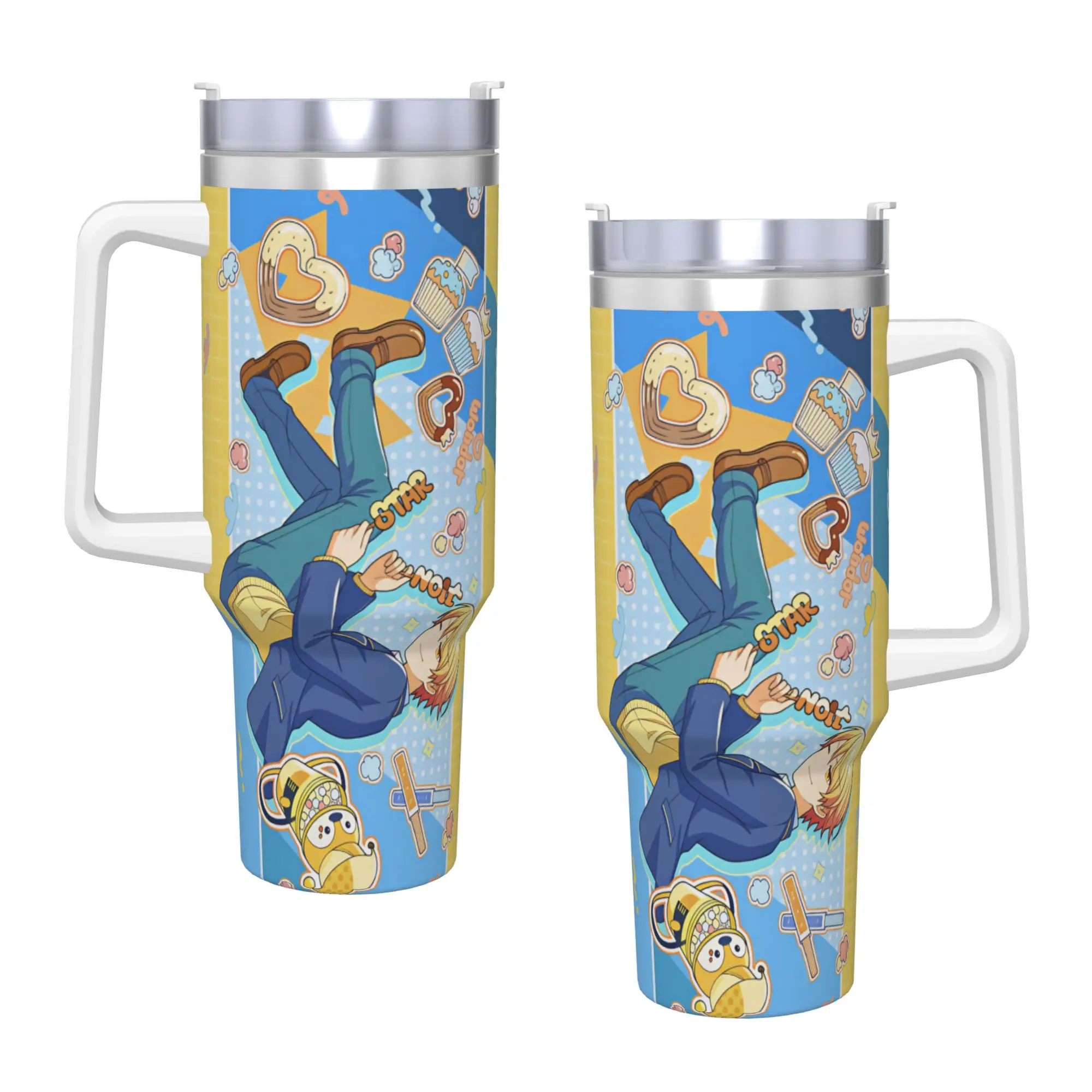 Project Sekai Rui Kamishiro Anime Game Tumbler  Cold Drink Water Bottle Heat Preservation Stainless Steel Thermal Cups Mugs Cup