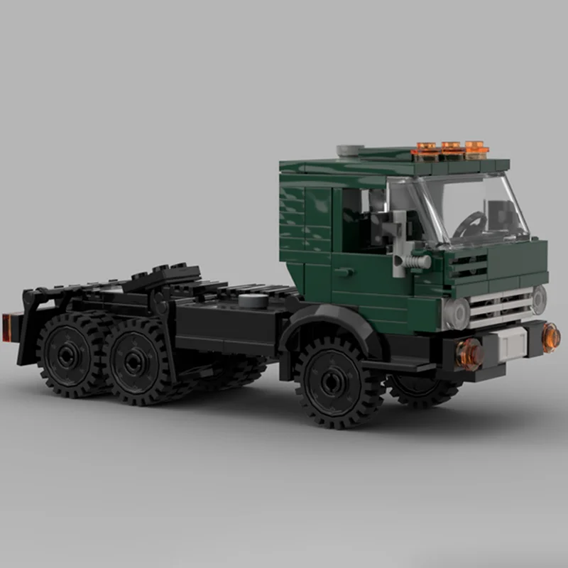 202 قطعة MOC كاماز شاحنة جرار مدينة Cargoed نموذج اللبنات العمارة ألعاب إبداعية الطوب الاطفال هدية الكريسماس عيد ميلاد #3