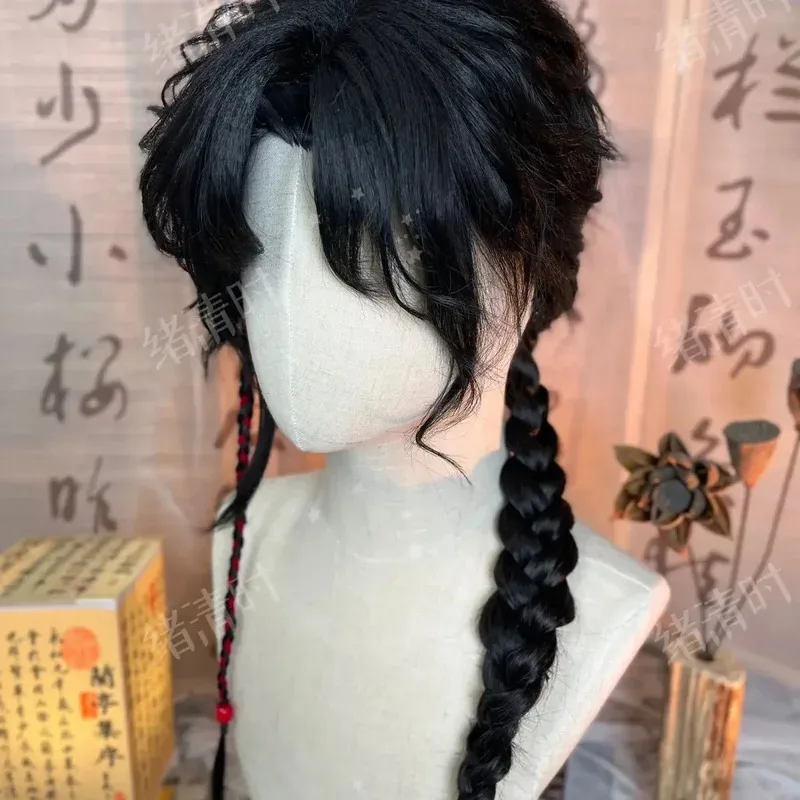 

CyStyled Hua Cheng San Lang Cosplay Customized Wig Tian Guan Ci Fu Heaven Official’s Blessing HuaCheng Cos Wig Xie Lian Cosplay