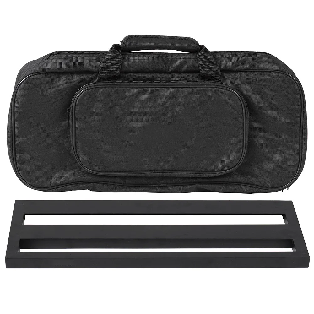 ammoon DB-2 Portable Guitar Pedal Board Aluminum Alloy with Carrying Bag Tapes Straps guitar accessories guitar pedal bag