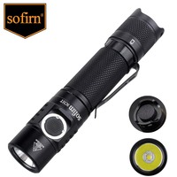 Sofirn SC31T 2000LM Tactical Flashlight USB C Rechargeable LED Torch 18650 Flashlight with Tail Switch