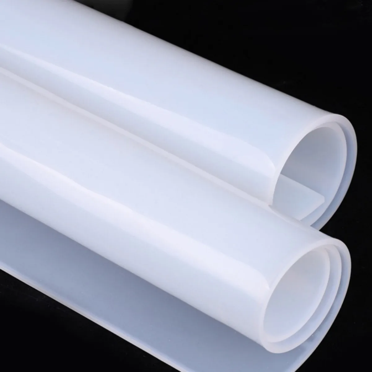 Silicone Rubber Sheet Plate 220°C High-Temperature Resistant Mat Micro-resilient Cushion Soft Pad 50mm-300mm