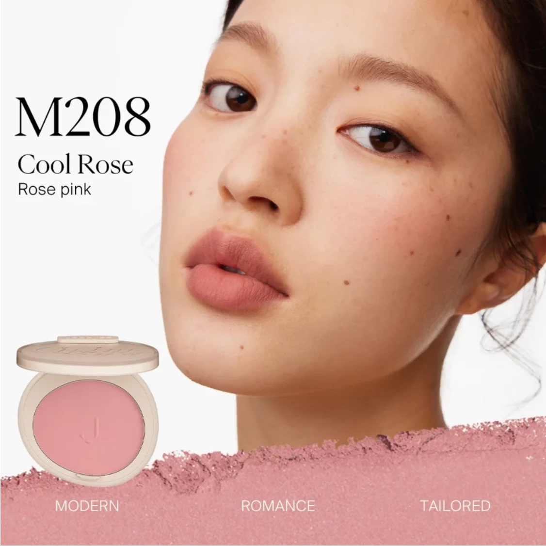 JOOCYEE BLUSH & HIGHLIGHTER بفيونكة فضية من Love Blue Hour إصدار محدود مستحضرات تجميل ميكرونية رقيقة المظهر بشكل طبيعي