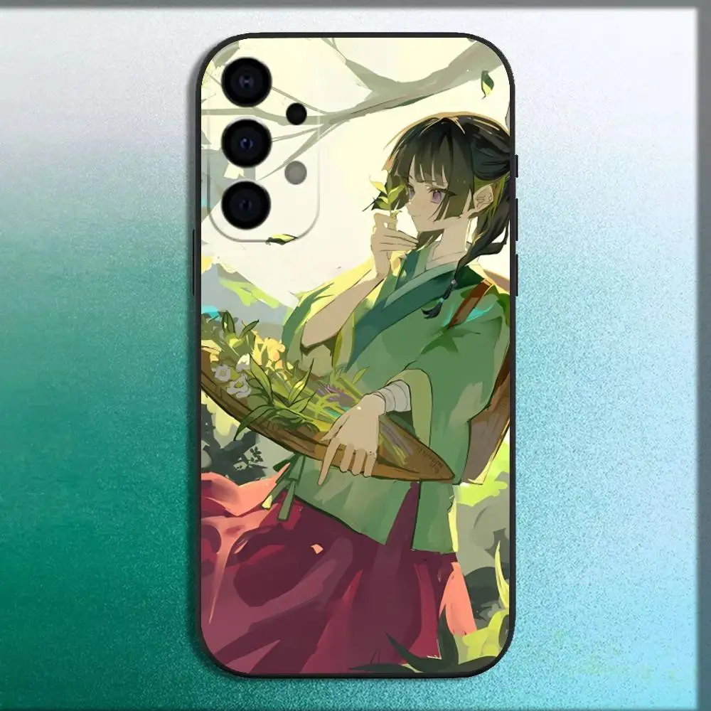 T-The A-Apothecary Diaries 전화 케이스 삼성 갤럭시 A01,02,A10,11,12,13,A21,A30,31,32,A71,73,J7,Note10,20소프트 블랙 쉘