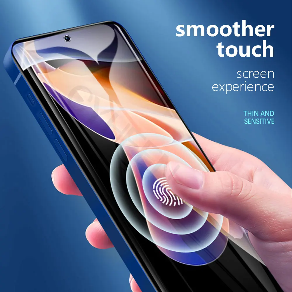 1-4Pcs soft full cover For redmi note 11 pro plus 11T 10 10S 9 pro max 9S 8 8T 7 7S hydrogel film Not Glass screen protector
