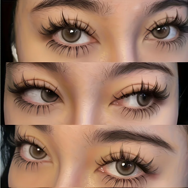 5 pairs of blooming false eyelashes, thick and naturally slender false eyelashes, reusable eyelash extensions, easy to wear and