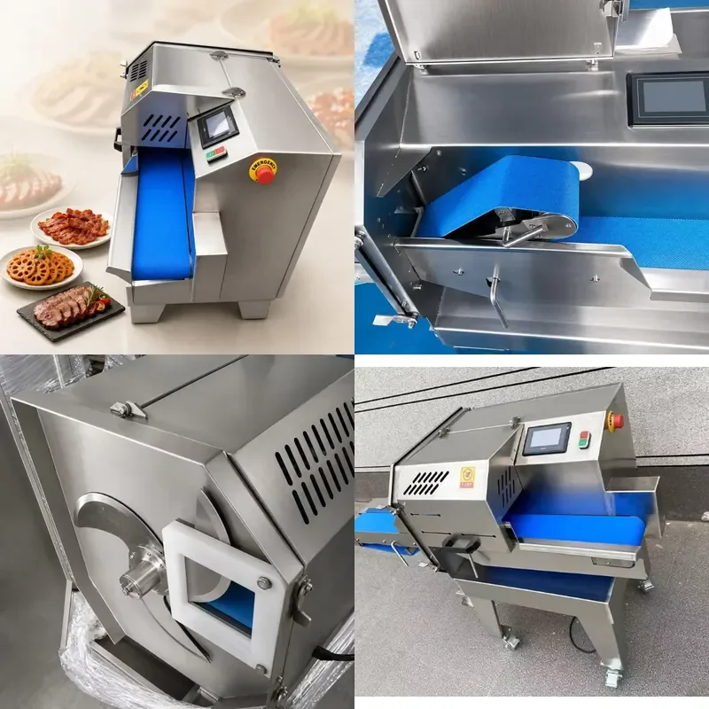 Automatic Commercial Meat Cutter Multi Function Bacon Ham Slicer Cooked Beef Slicer for Deli Kitchen