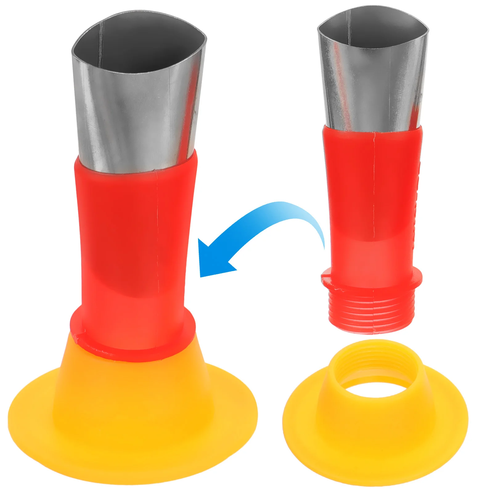 

28Pcs Caulking Nozzle Tool Kit Stainless Steel Silicone Caulk Finisher Set Sealant Applicator Tips Window Door Sealing Tool Set