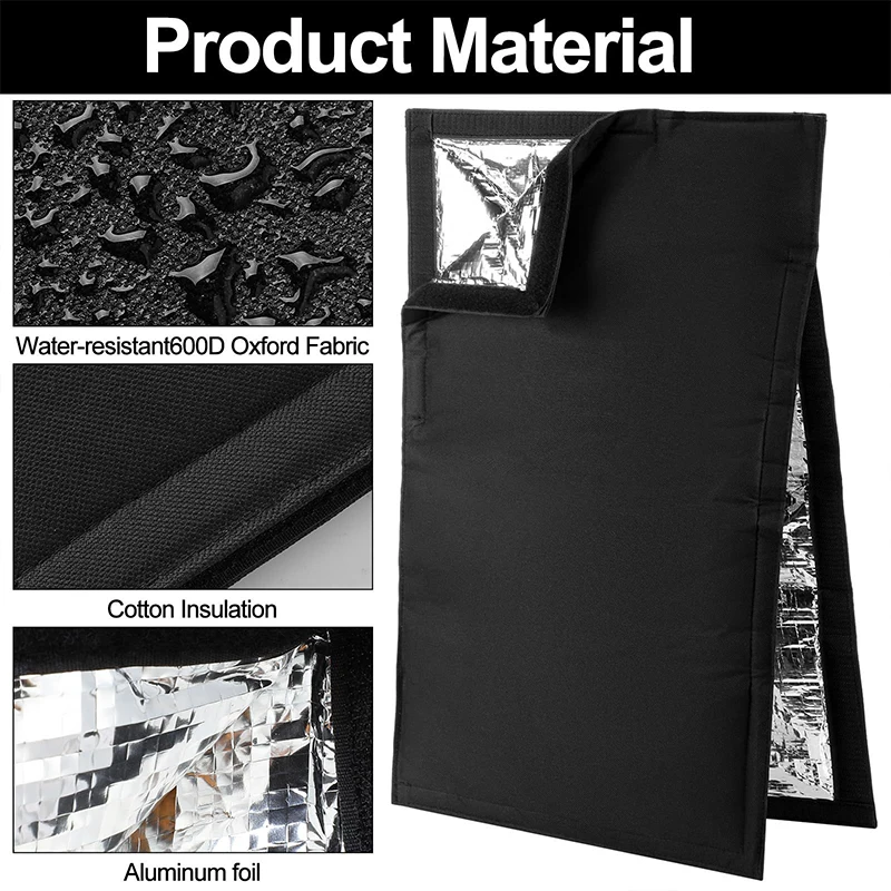 غطاء مضاد للتجمد للصنبور الخارجي مع شرائط عاكسة لصنبور الحديقة غطاء قماش أكسفورد عازل للحرارة ومقاوم للثلج