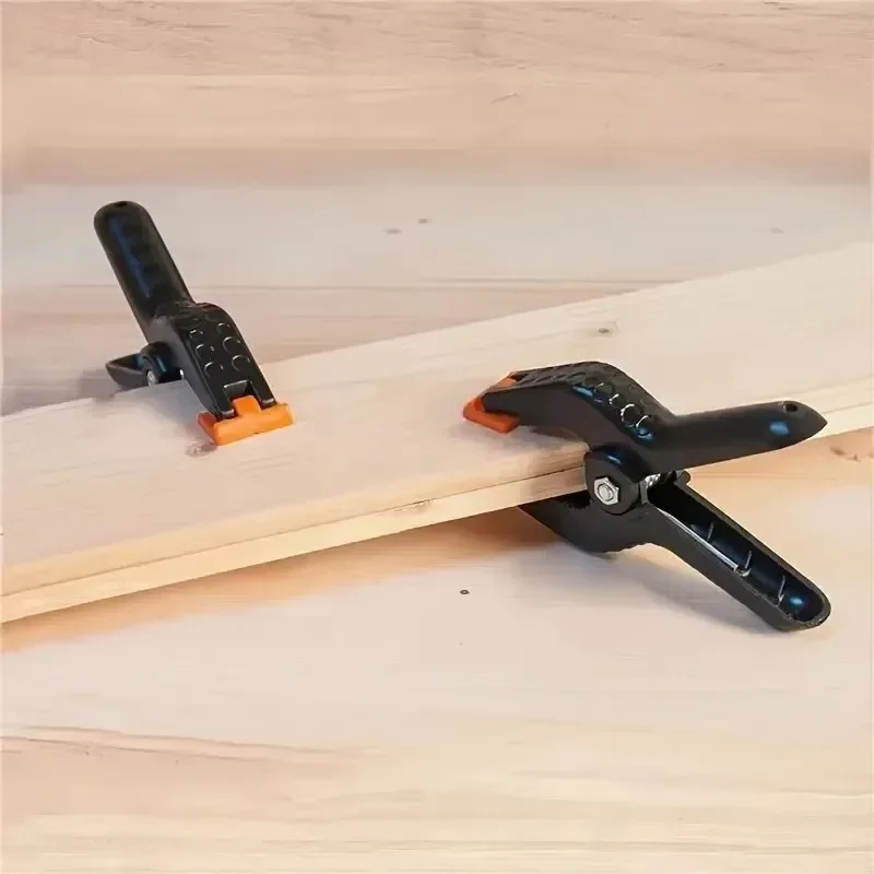 6 Pcs Heavy Duty Plastic Spring Clamps 3 Inch for Woodworking Canvas Paper Painting Photography Background Clip