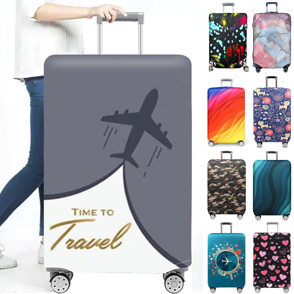 Luggage Protective Cover 18-32 Inch Stretch Fabric Luggage Protective Covers Dust Cover Anti-Scratch Protective Suitcase Covers