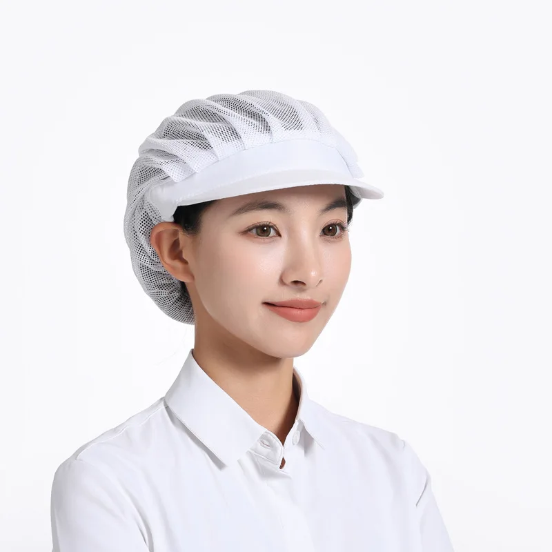 Adjustable Chef Hat For Work Reusable Kitchen Cooking Food Service Mesh Breathable Safety And Health Accessories Hat