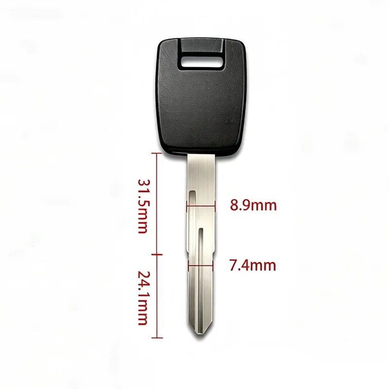 Uncut motorcycle key blank compatible with Suzuki with transponder chip slot DL650 DL1000 GSX-S1000 SV400 650 750 1000 DNMS 1400 - view 4