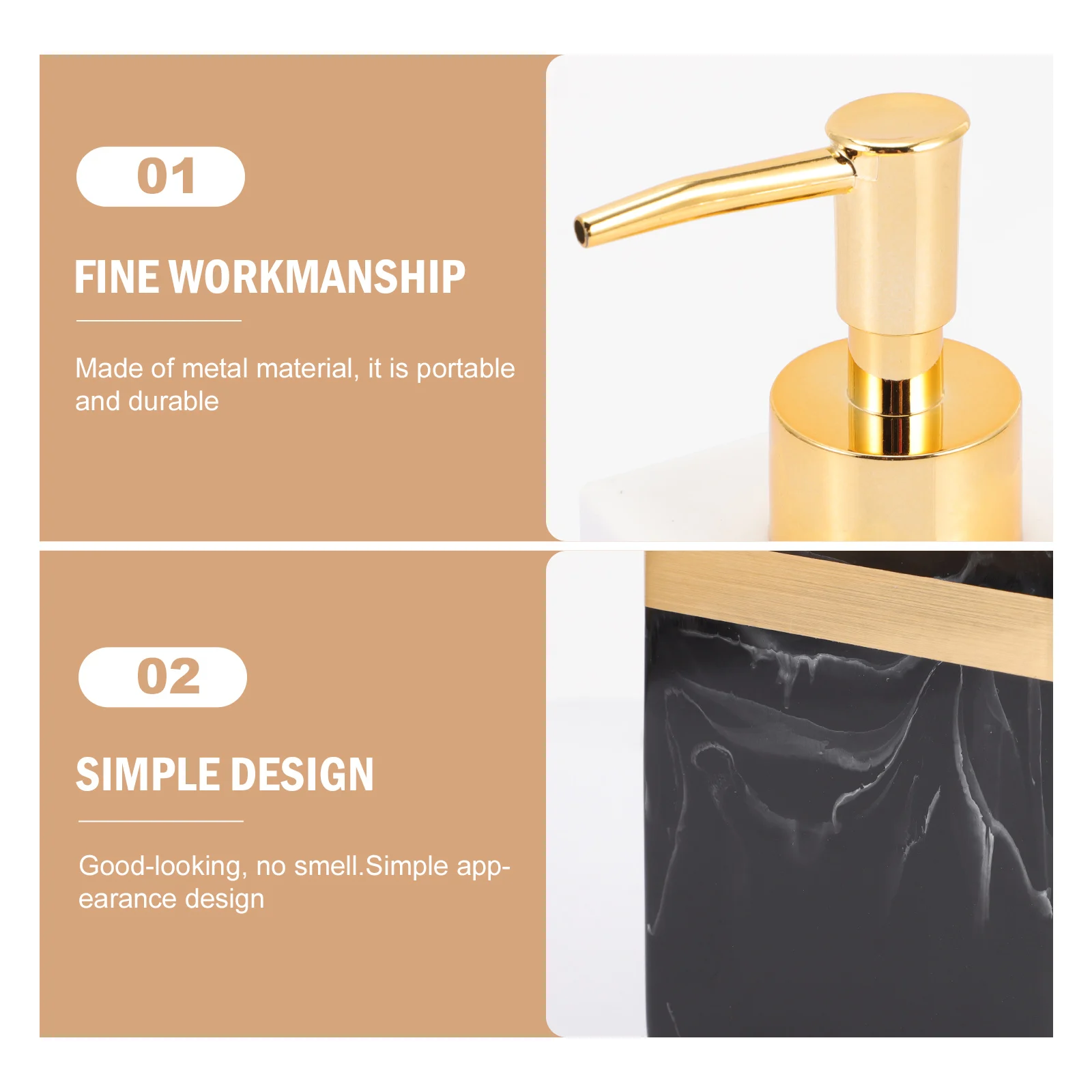 

Press Type Lotion Dispenser Reusable Empty Bottle for Shampoo Shower Gel Portable No Smell Travel Companion